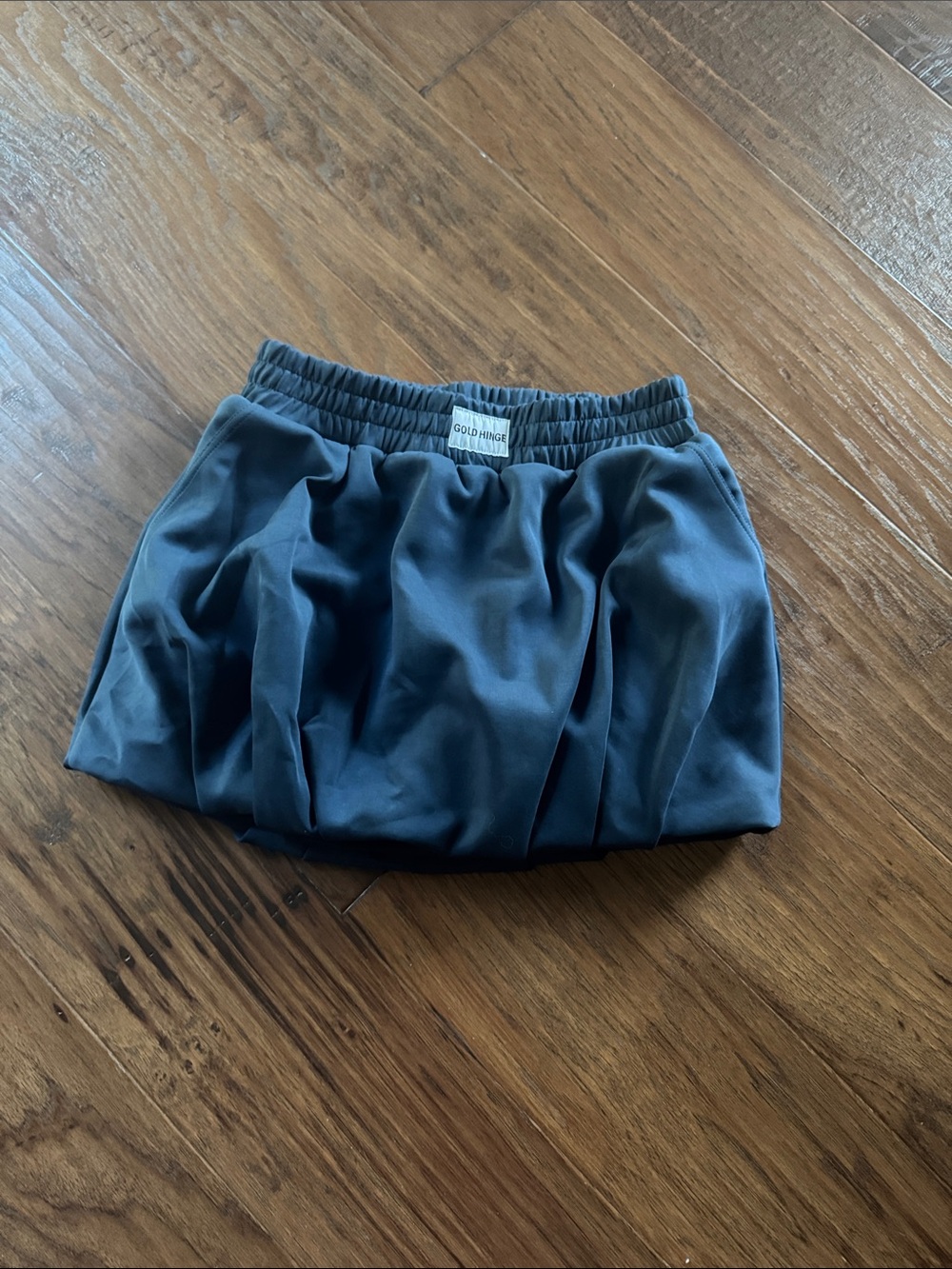 Gold Hinge Women's navy Bubble Skirt